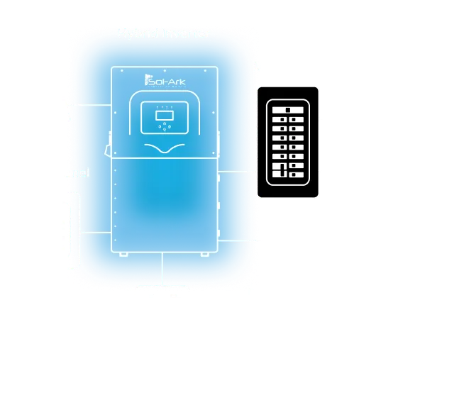 Sol-Ark 12K-2P Hybrid Inverter | 12kW Output | 13kW PV Input | 63A Pass-Through | EMP Hardened Option
