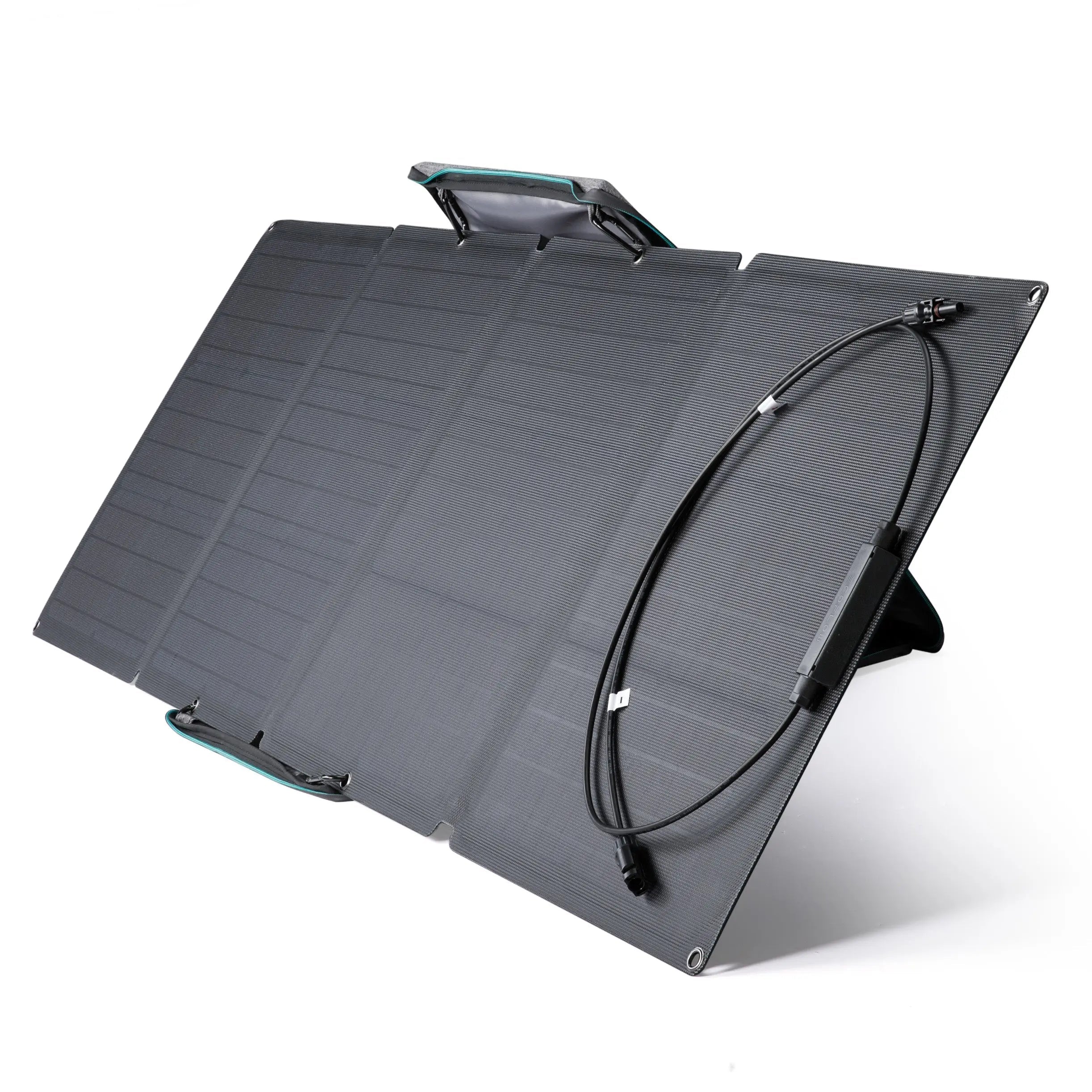EcoFlow NextGen 220W Bifacial Portable Solar Panel – 25% Efficiency, Dual-Sided, Adjustable Angle, IP68