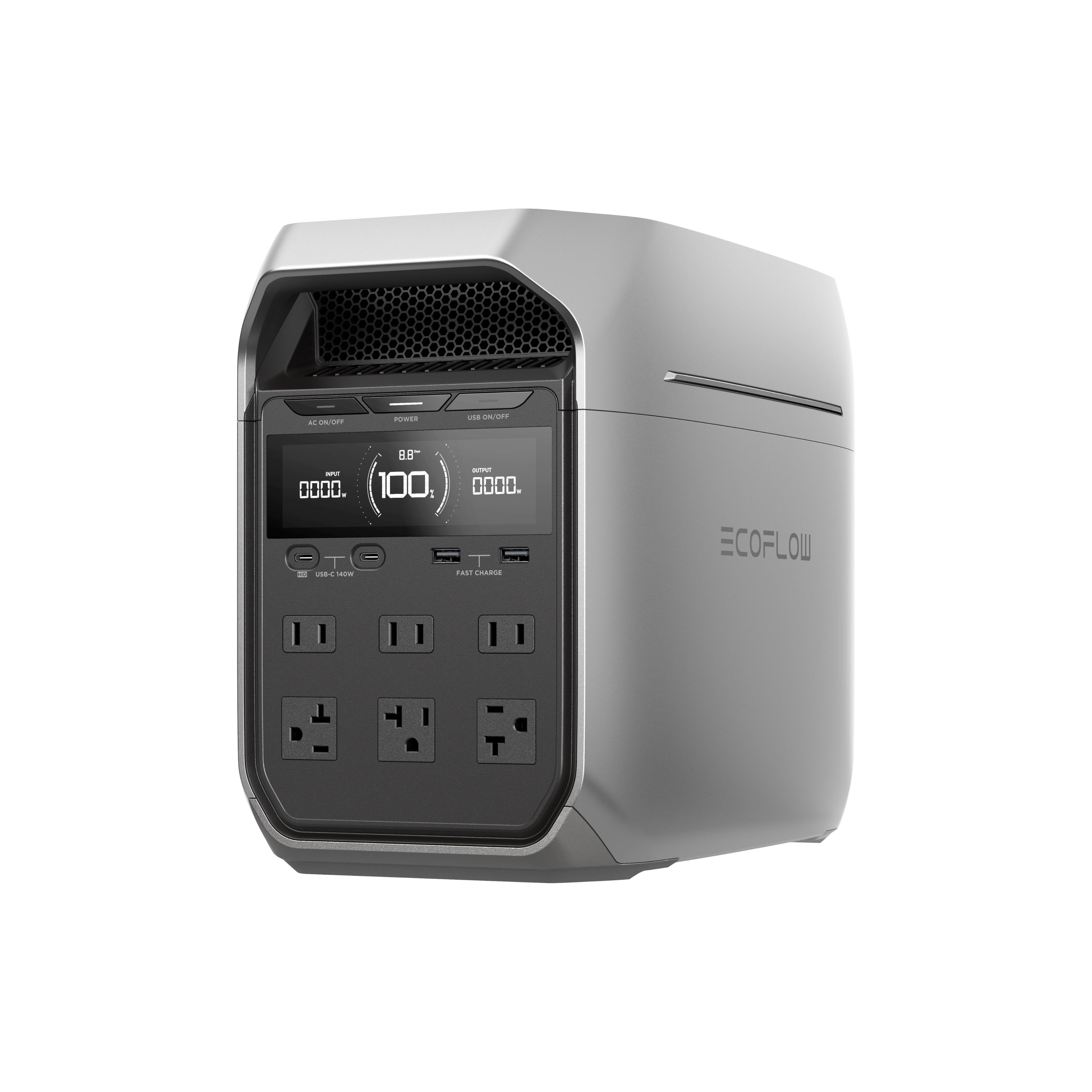 EcoFlow RIVER 3 Portable Power Station – 245Wh, 300W UPS, Whisper Quiet, 30% More Compact