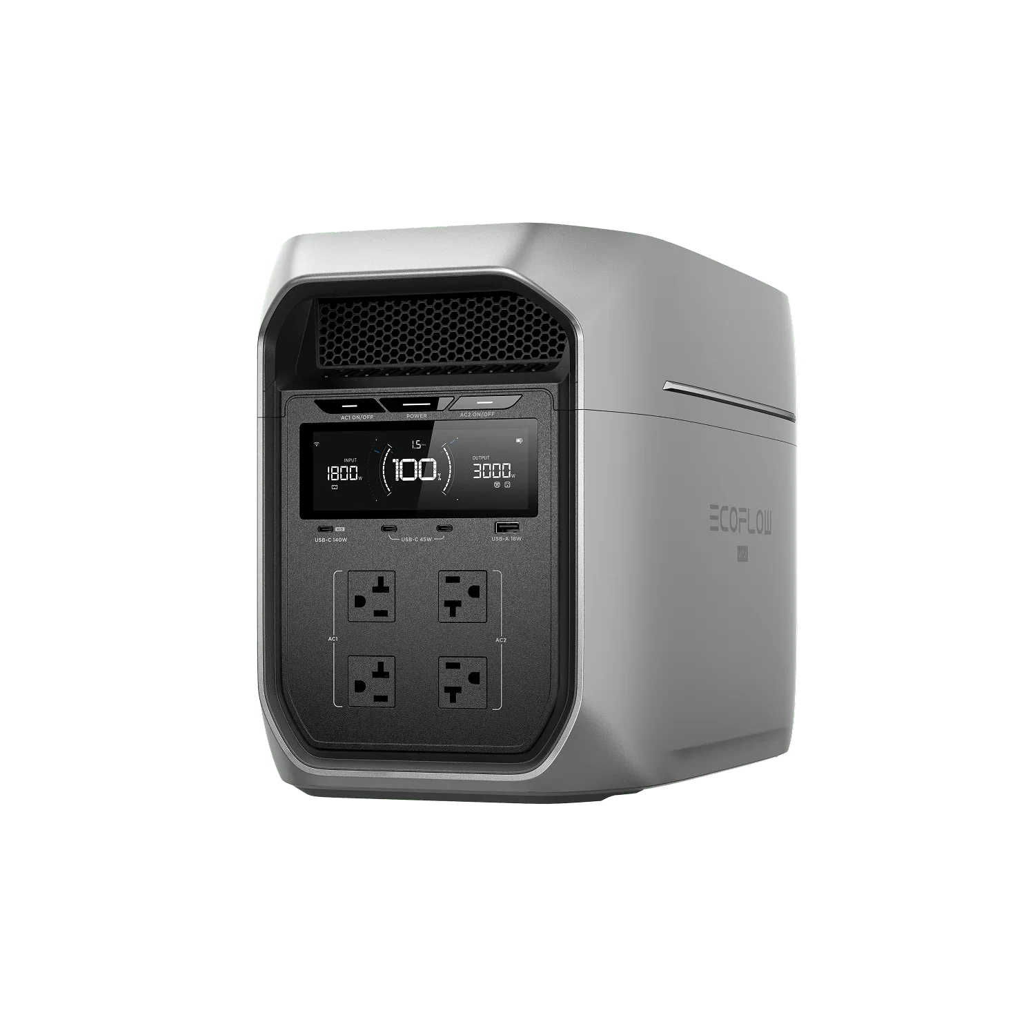 EcoFlow DELTA 3 Ultra Portable Power Station – 3072Wh, 3600W Output, Storm Guard & 10ms UPS