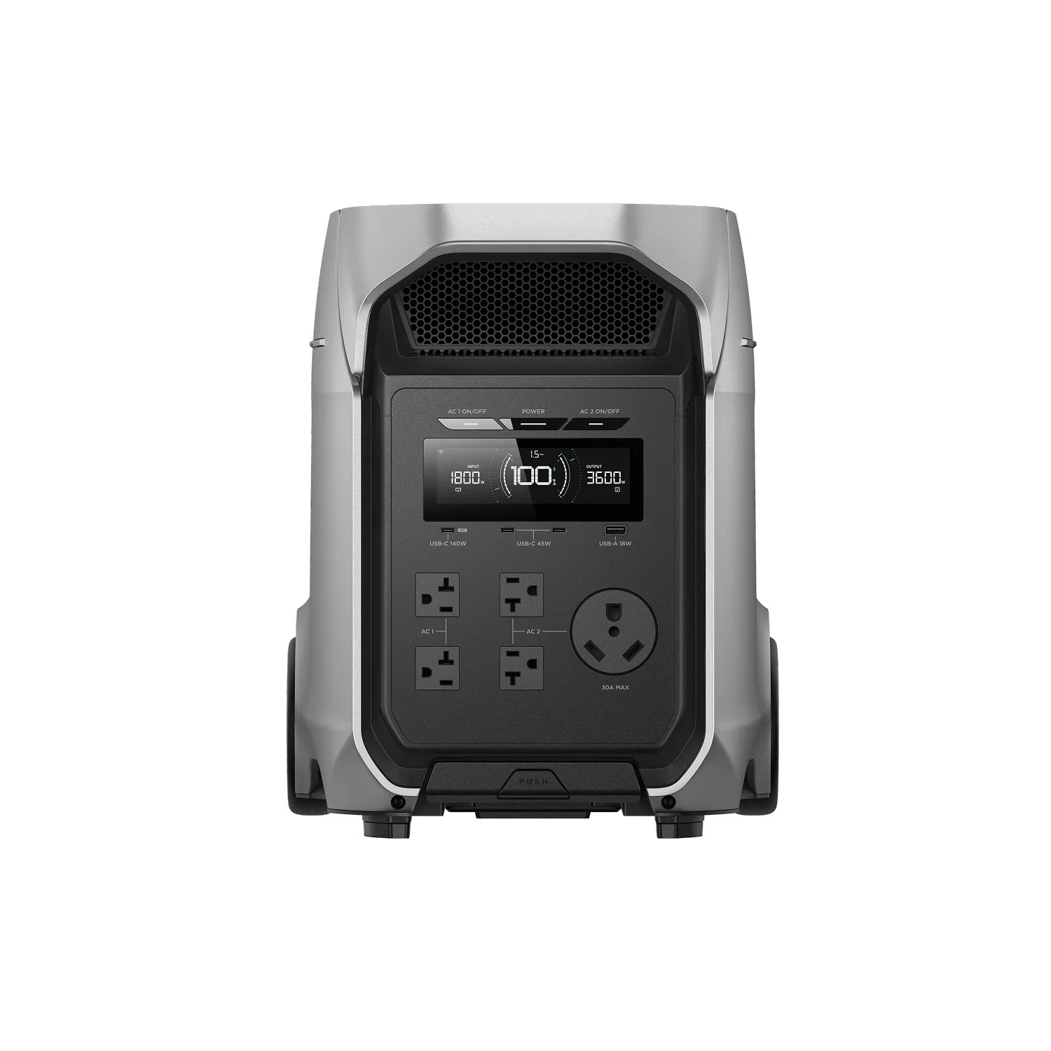 EcoFlow DELTA 3 Max Plus Portable Power Station – 2048Wh, 2–10kWh Expandable, 3000W Home Backup