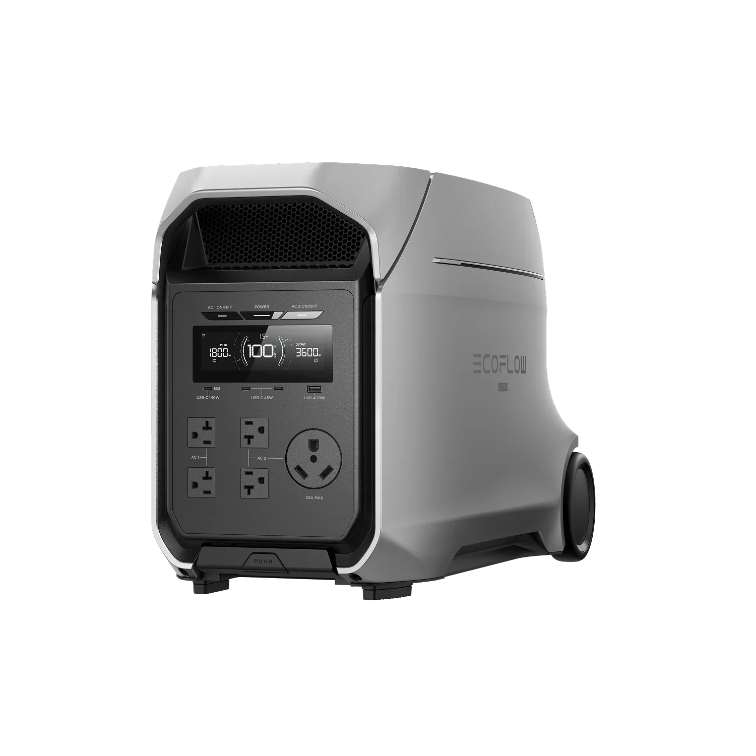 EcoFlow DELTA 3 Max Plus Portable Power Station – 2048Wh, 2–10kWh Expandable, 3000W Home Backup